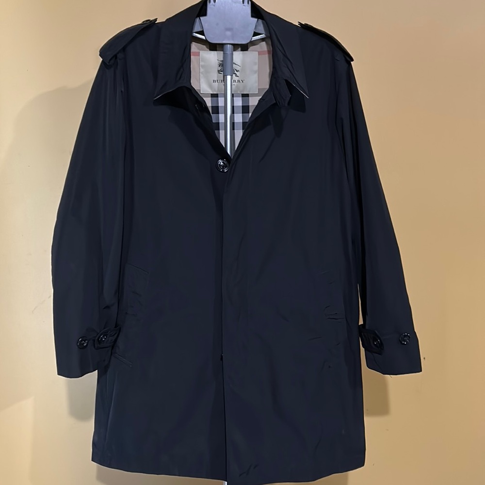 Burberry London Shell Jacket, Large, Black, Unisex